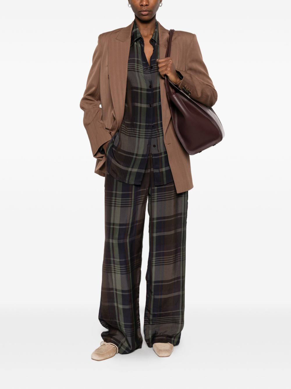 Double-Breasted Jacket with Structured Silhouette