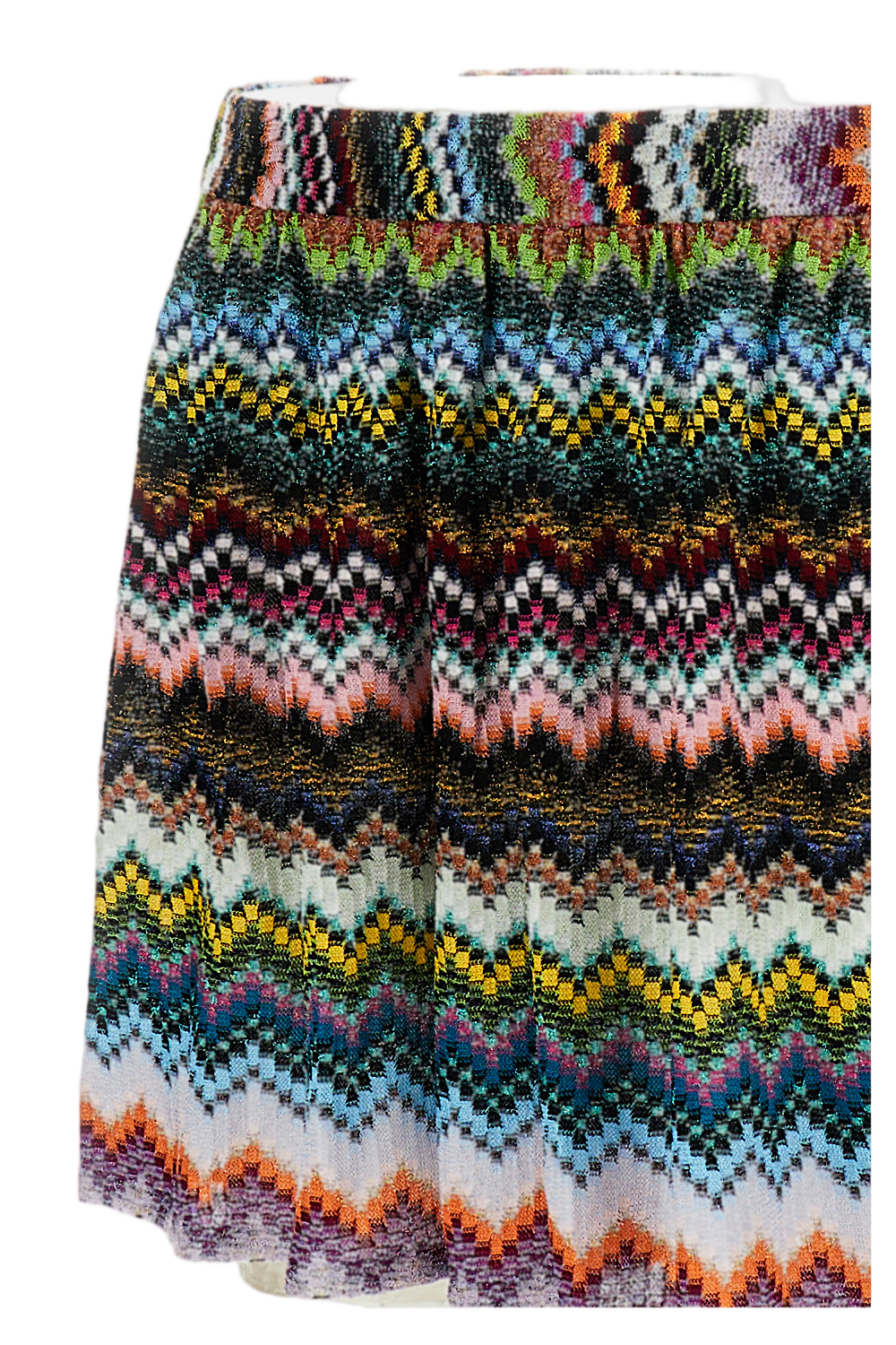 Multicolor Zigzag Pattern Shorts
