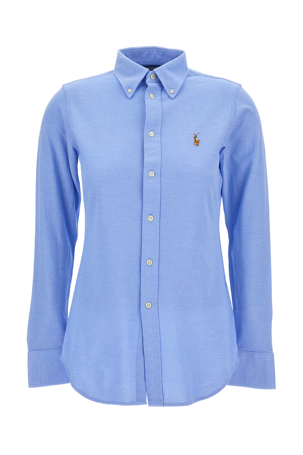 Slim-Fit Cotton Button-Down Shirt With Embroidered Detail