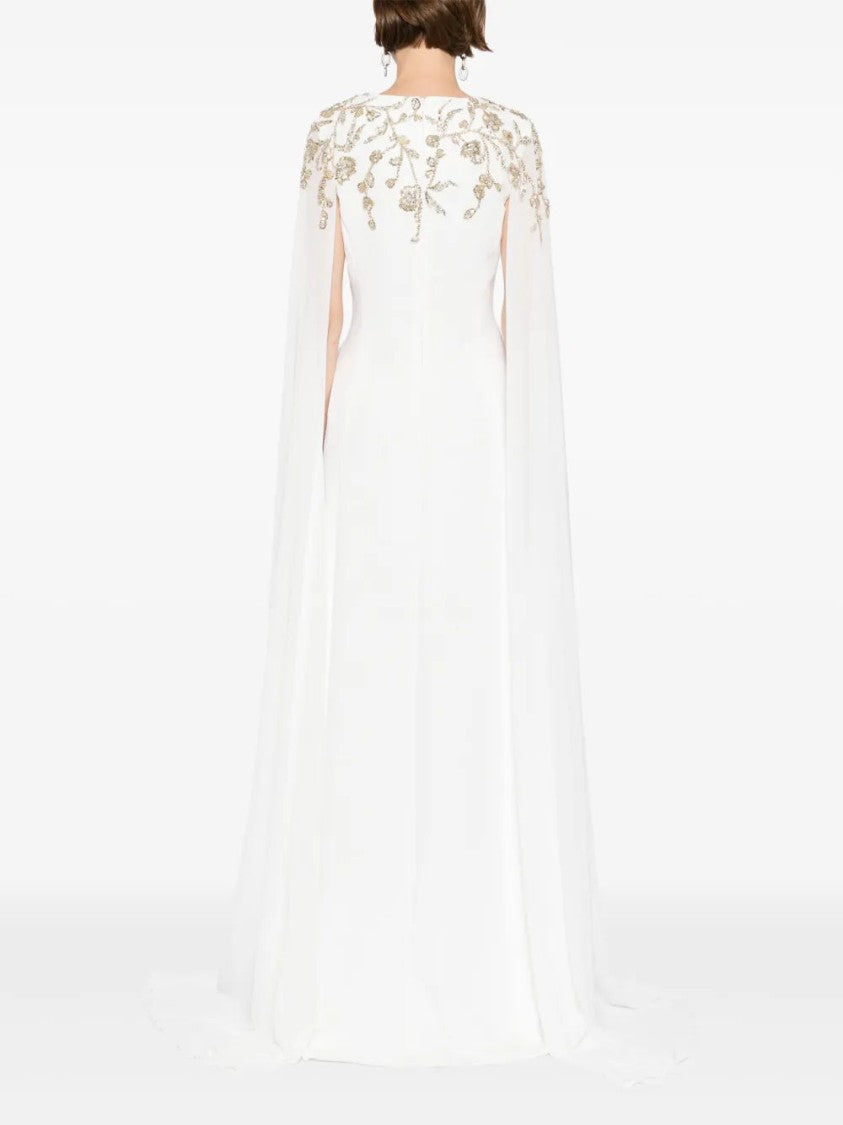 Embellished Crepe Kaftan