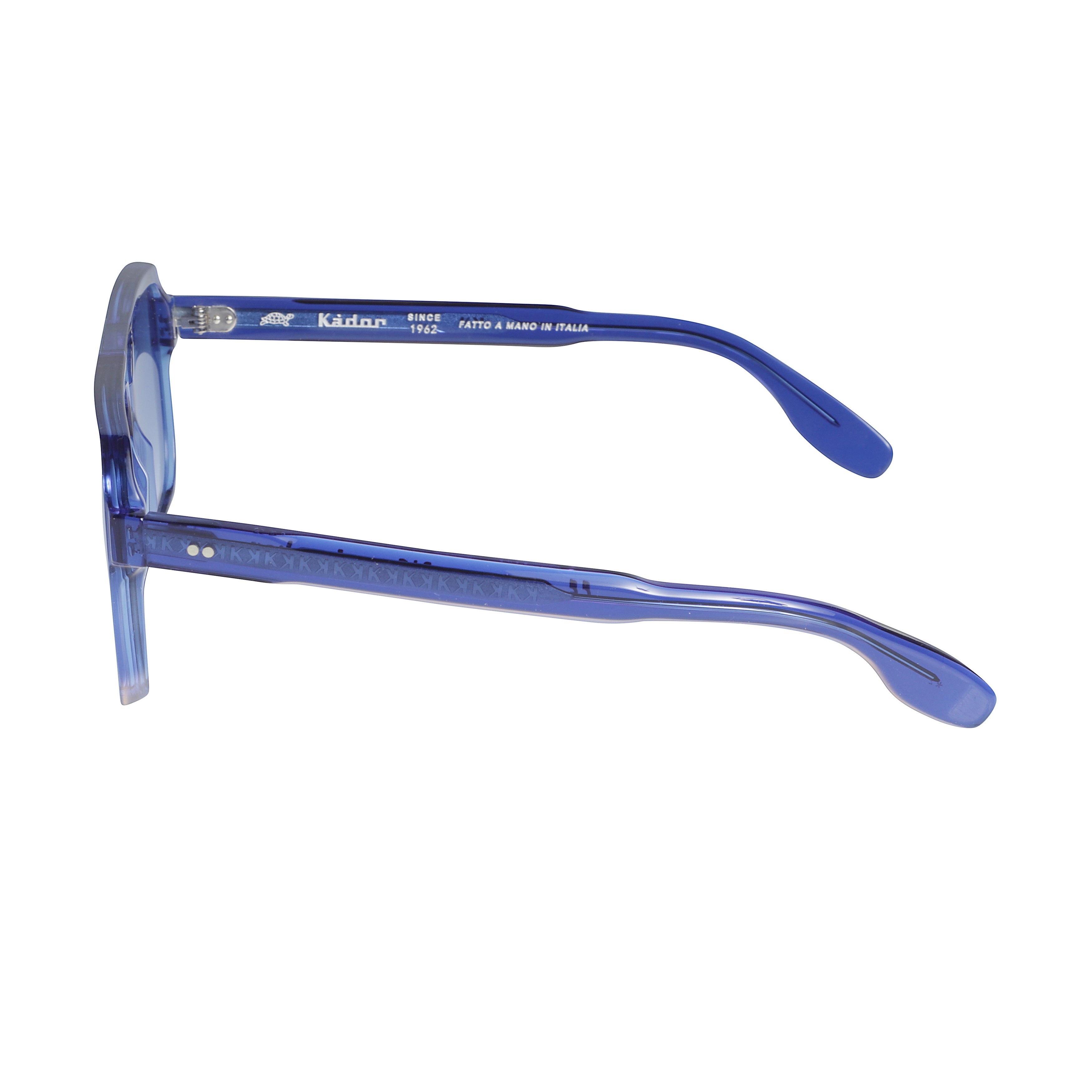 Big 1-58 Translucent Blue Oversized Square Sunglasses
