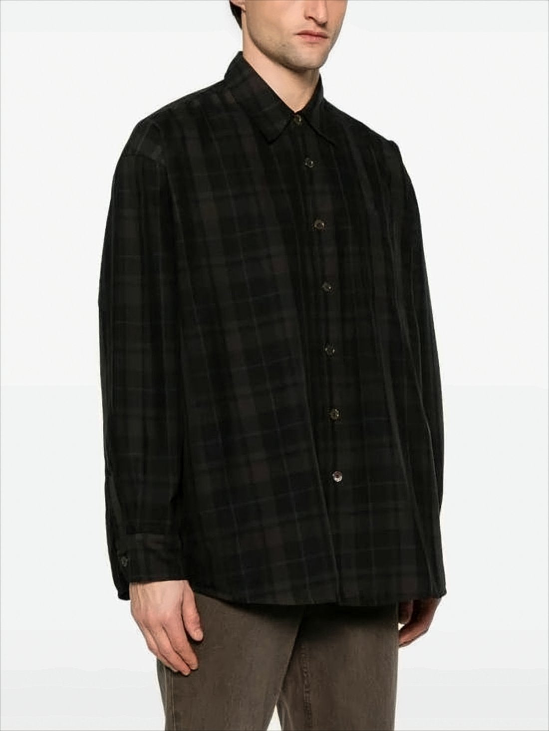 Relaxed Fit Long-Sleeve Shirt