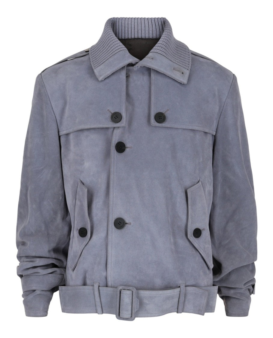 Suede Moto Jacket