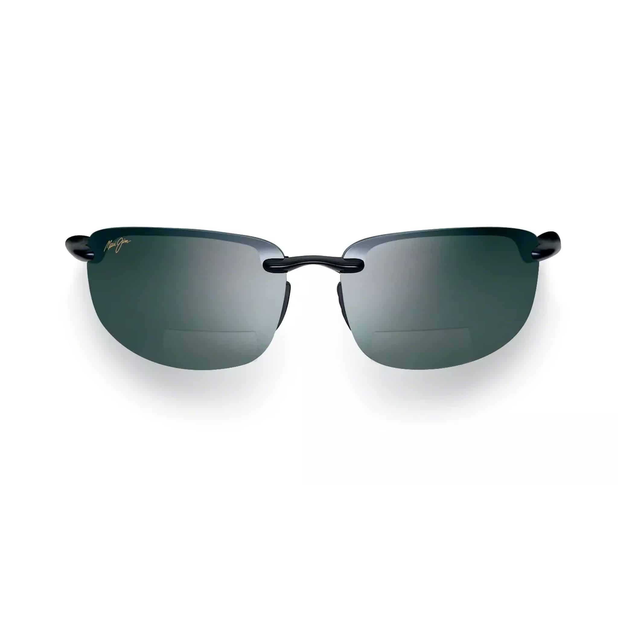 Hookipa Rimless Sunglasses with Rectangular Lenses and Curved Arms