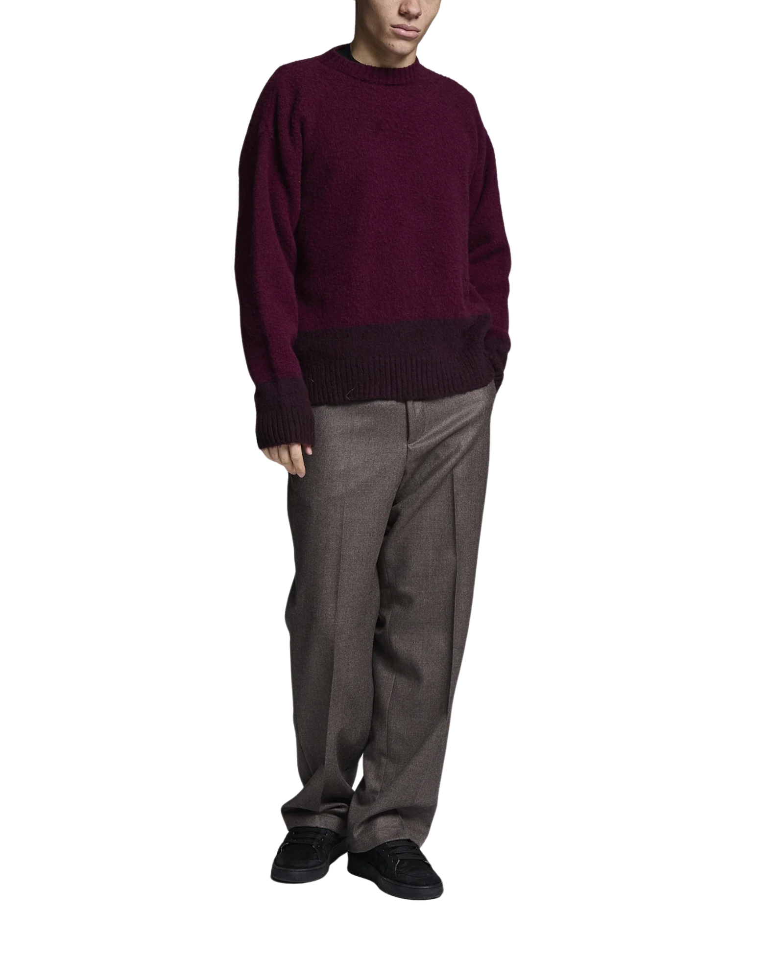 Asia Virgin Wool Crewneck Sweater