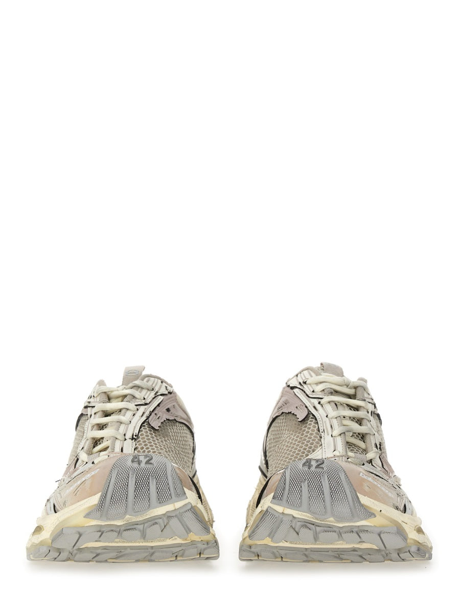Layered Neutral Toned Sneakers With Chunky Sole