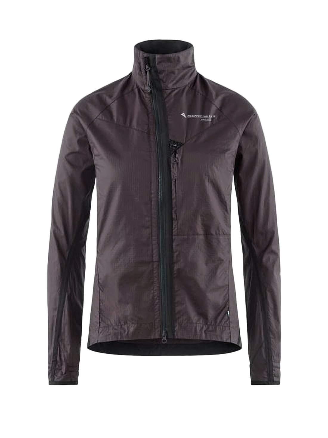 Fitted Black Jacket with High Collar