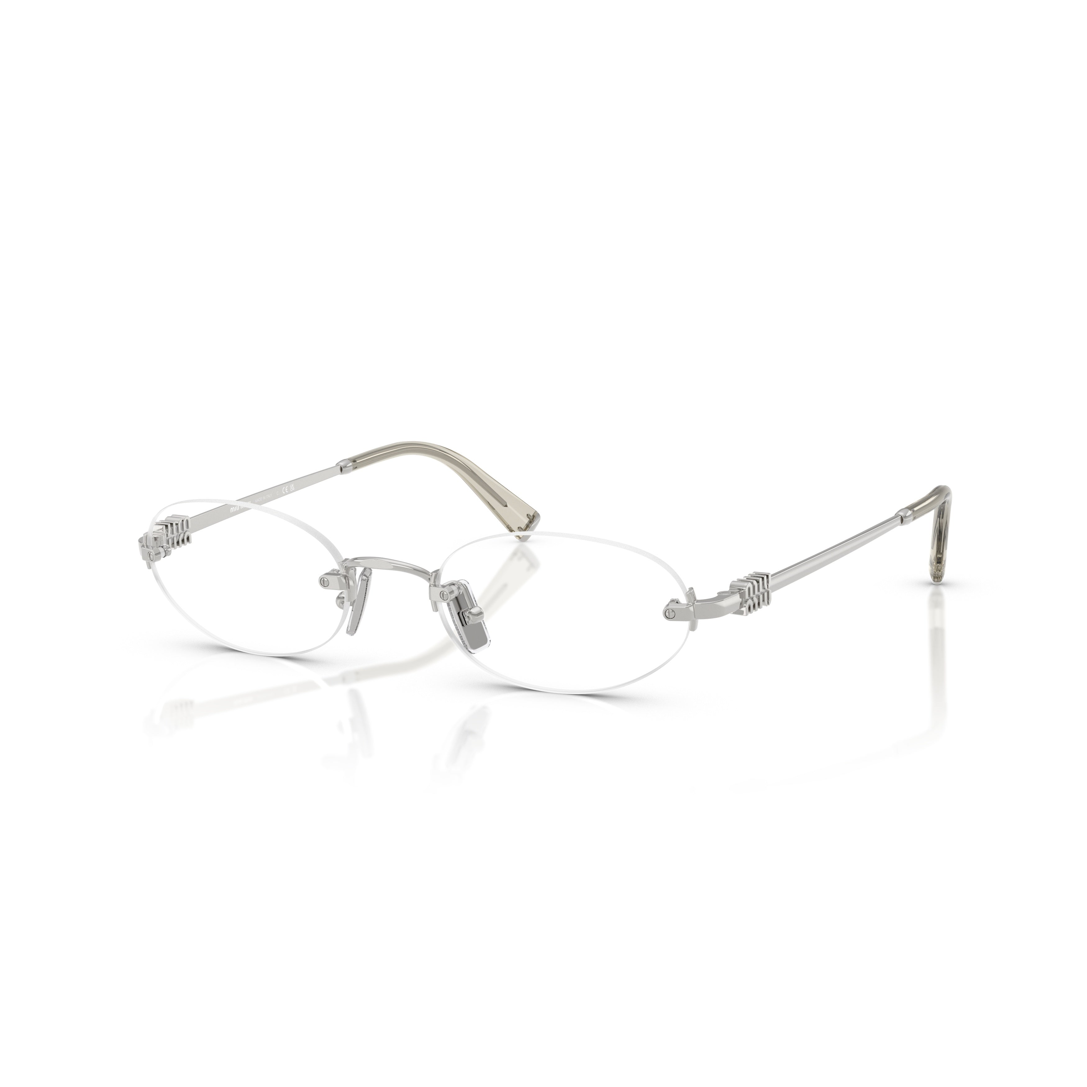 0mu 53wv Rimless Oval Eyeglasses