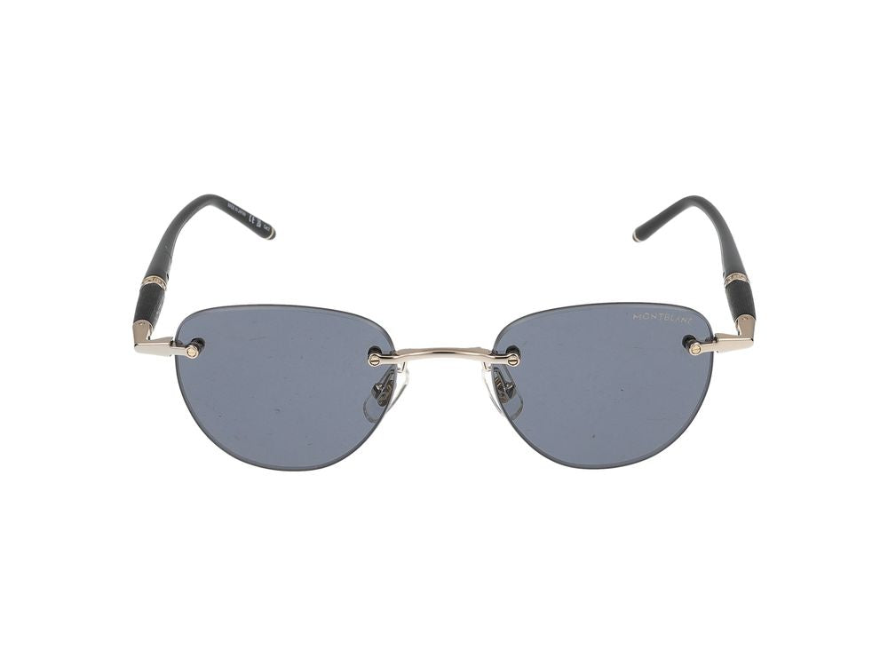 Sunglasses Montblanc MB0412S 001 gold black grey 48/20/150