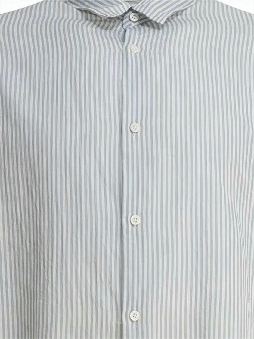 Relaxed Boxy Fit Striped Short-Sleeve Shirt