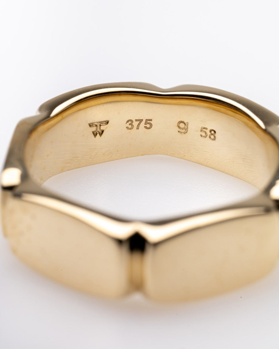 Umi Band Ring Medium Gold