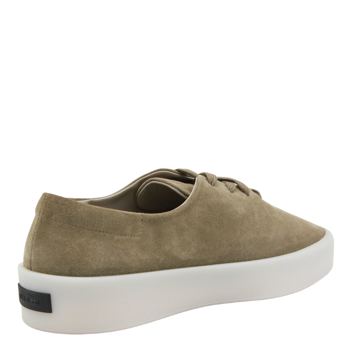 Suede Sneakers with Clean White Rubber Sole