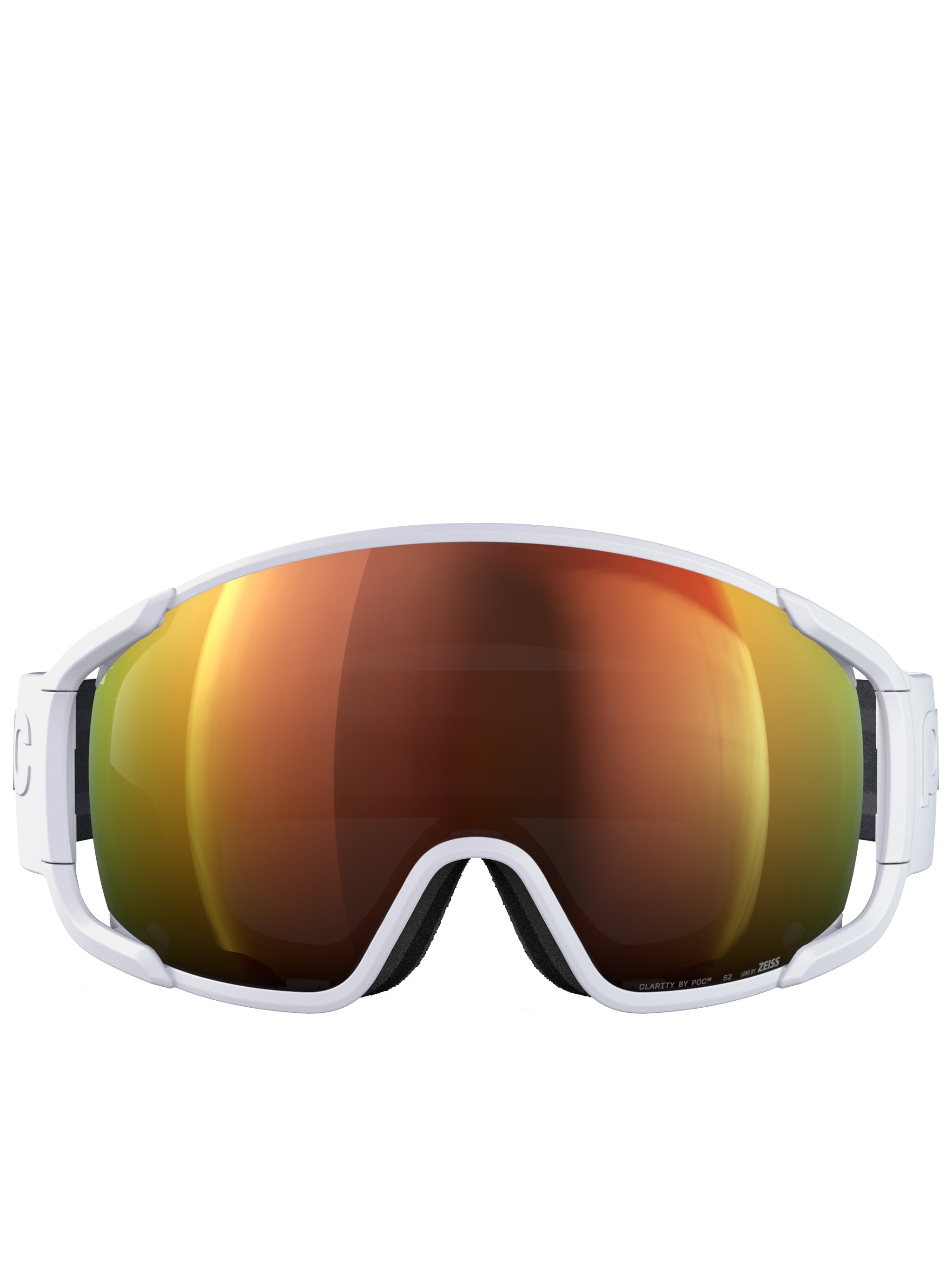 White Zonula Reflective Gradient Ski Goggle