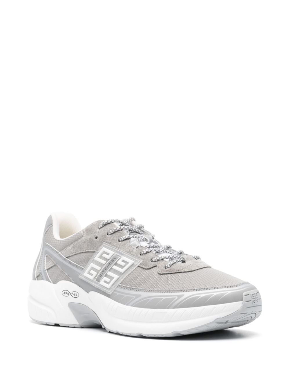 Panelled Light Grey Sneaker