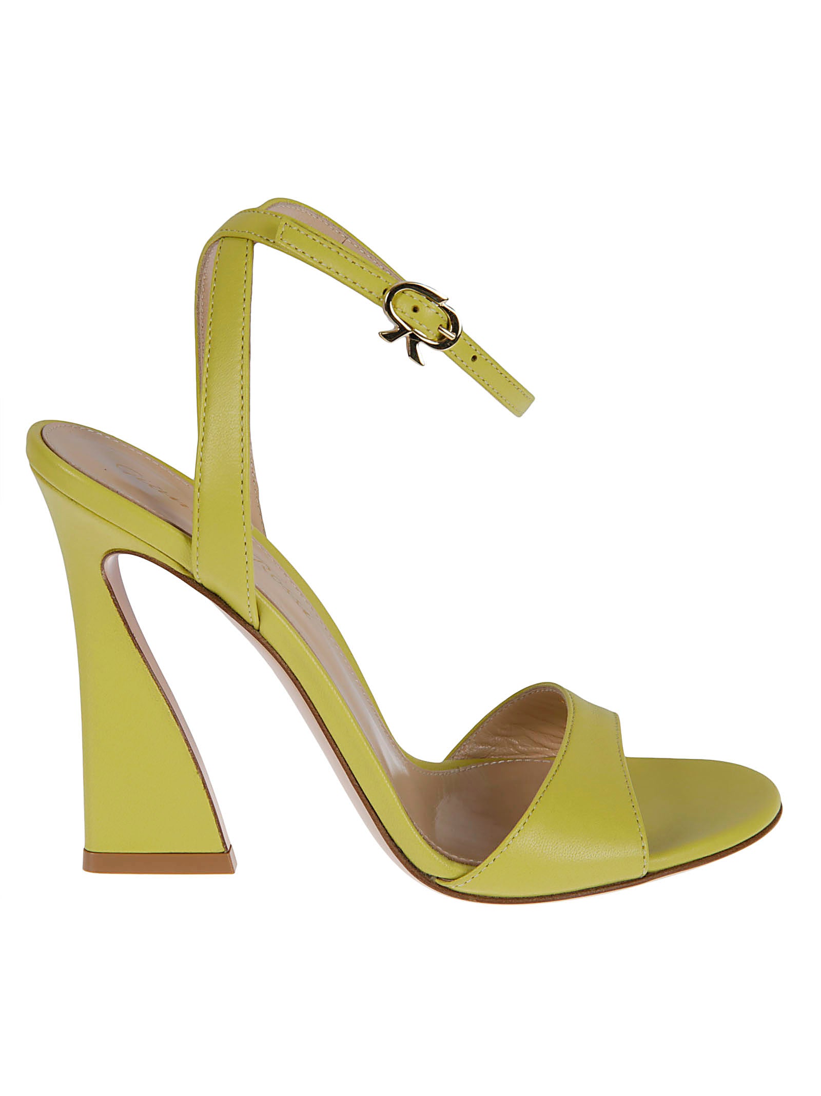 High-Heeled Green Sandal