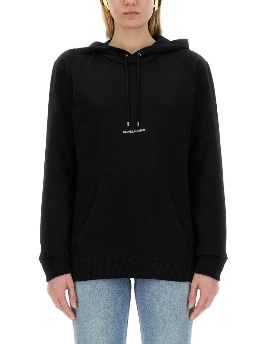 Relaxed Fit Hoodie With Iconic Logo Print