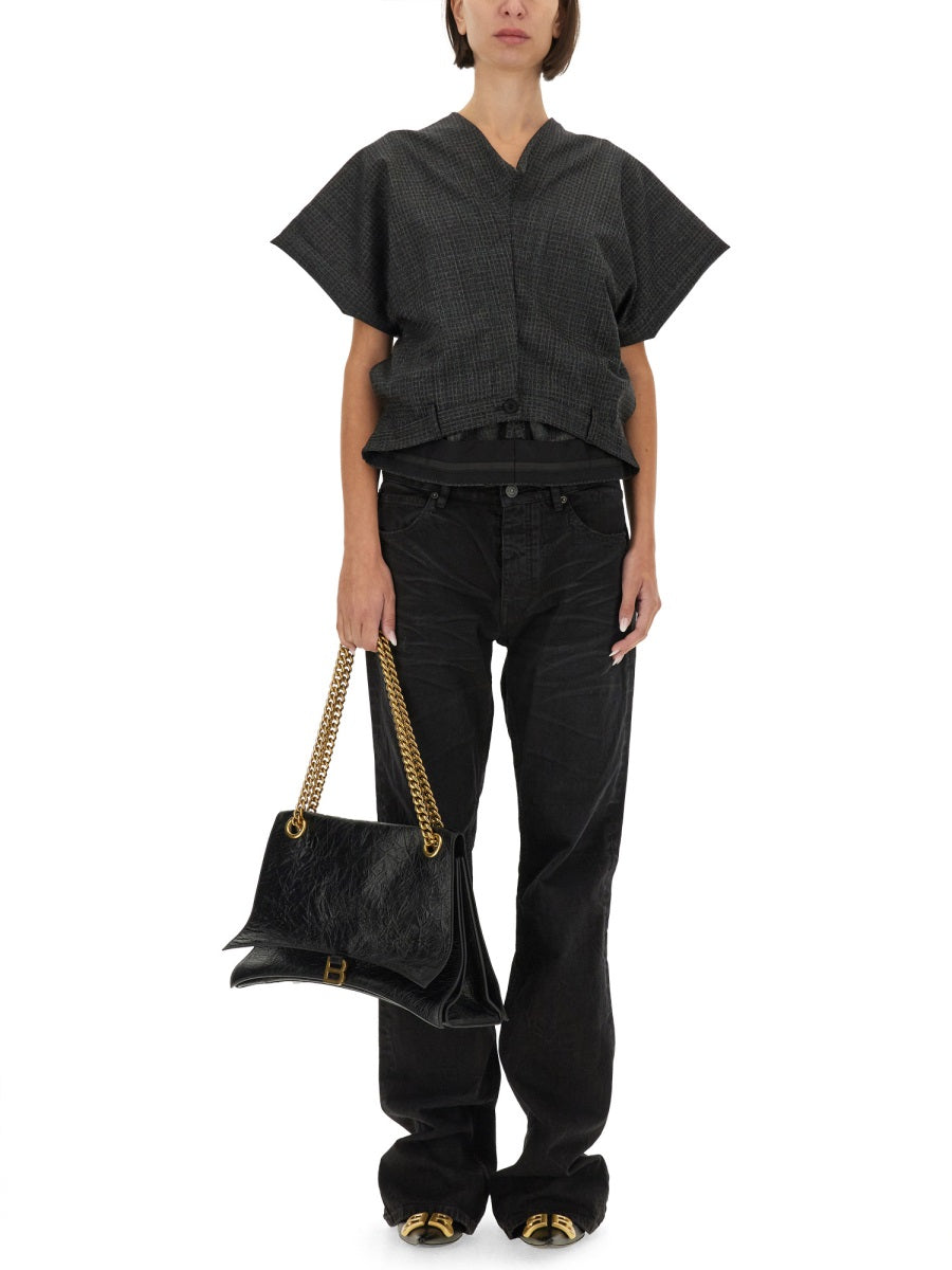 Regular Fit Tailored Wool Top