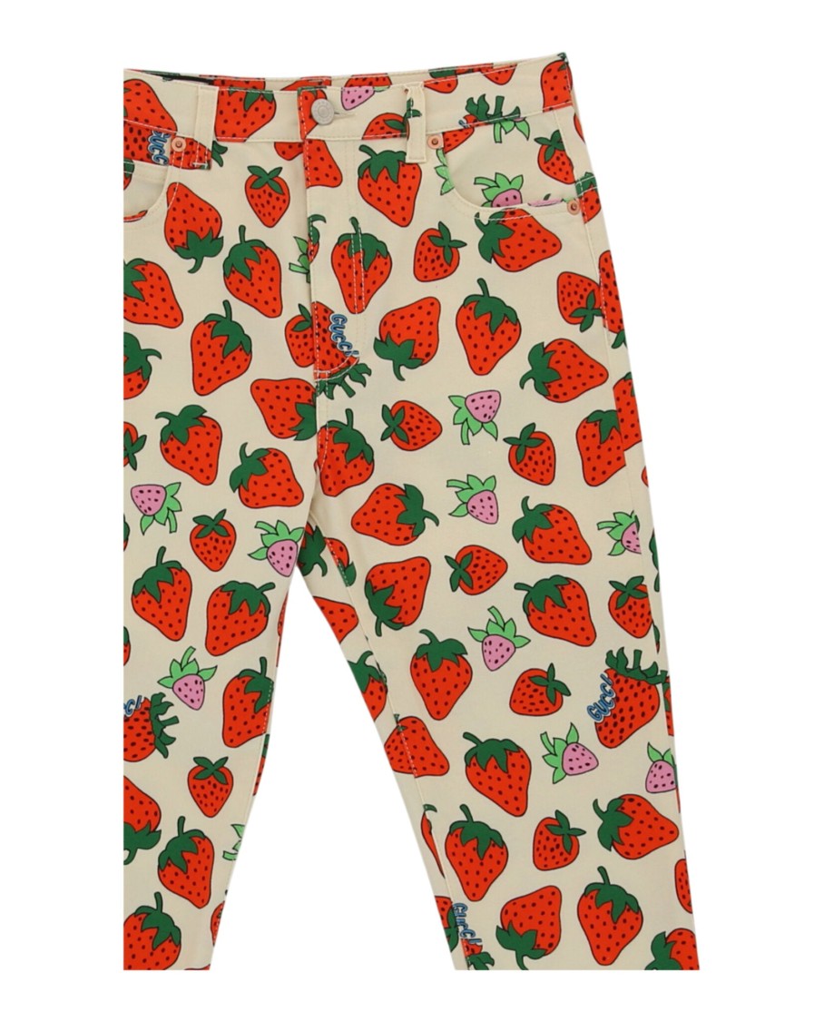 Strawberry Cotton Skinny Pant