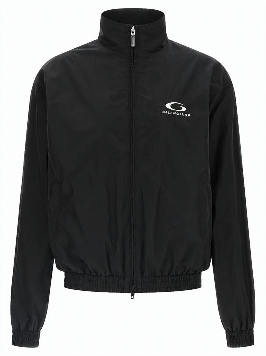 Cropped Black Track Jacket