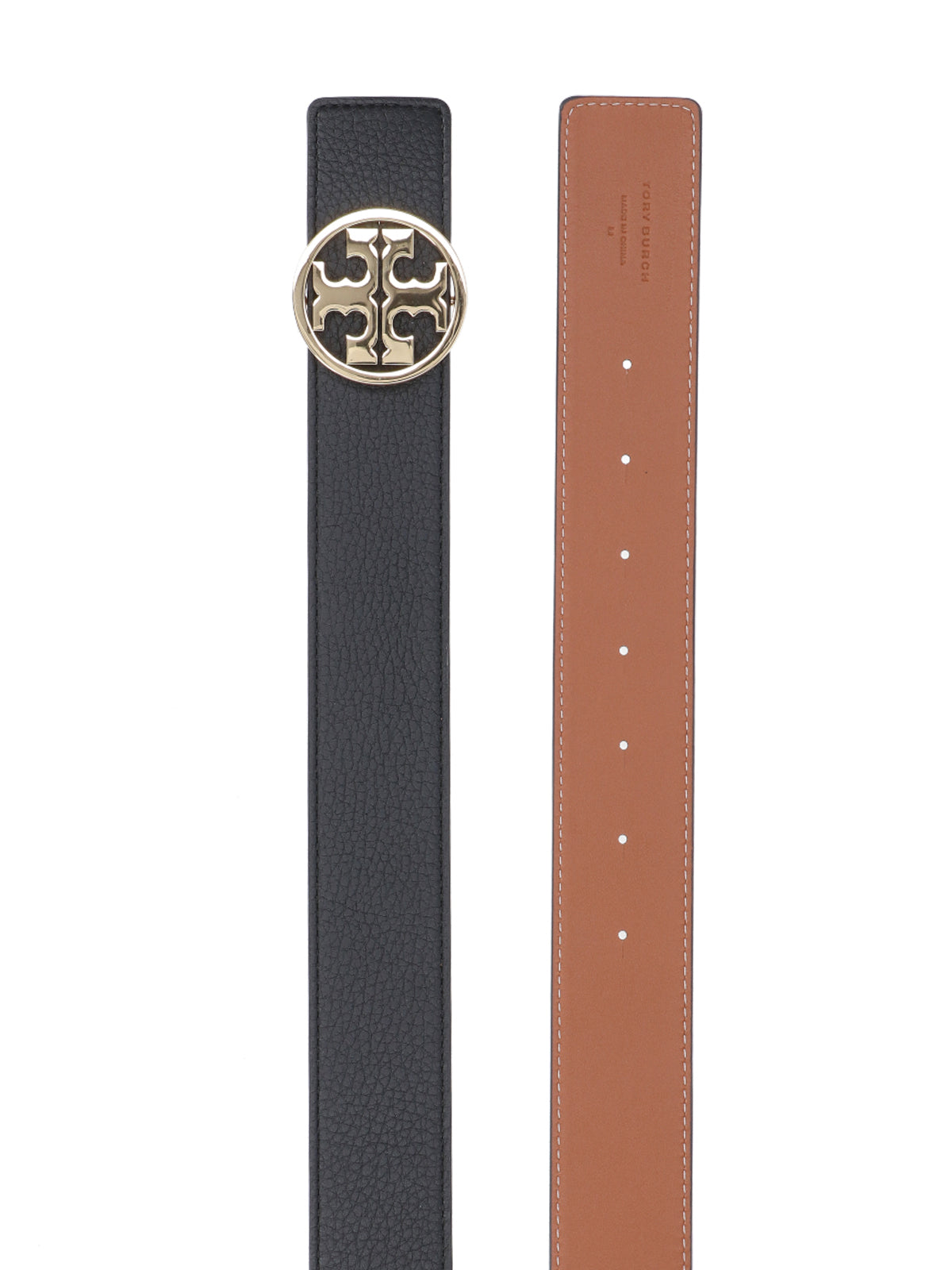 "Miller" Reversible Belt, In Black Calfskin
