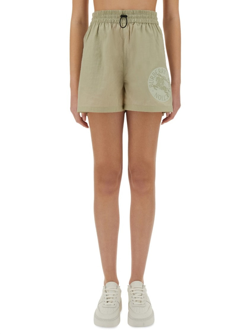 Relaxed Fit Nylon Shorts