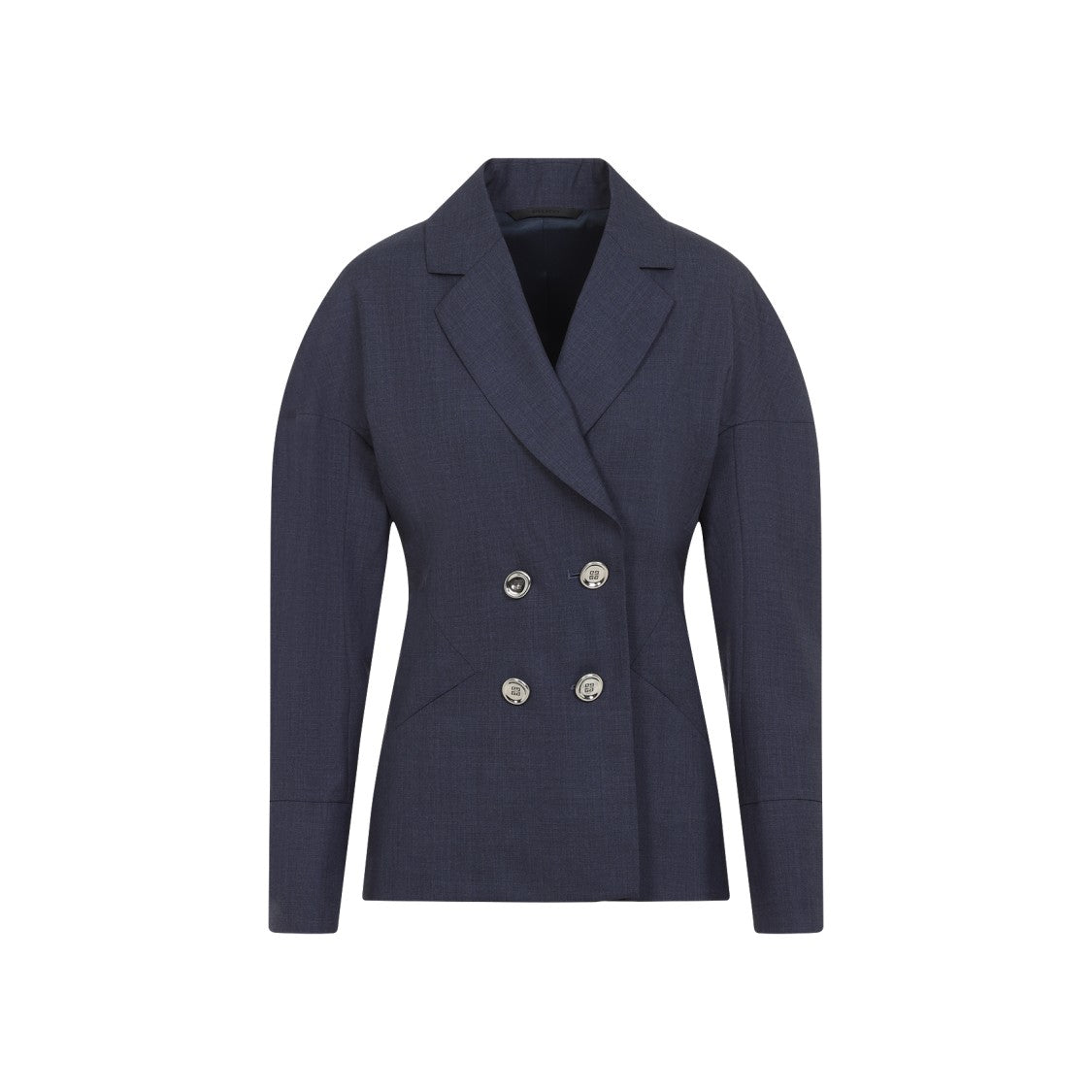 Double-Breasted Tailored Jacket In Luxe Wool