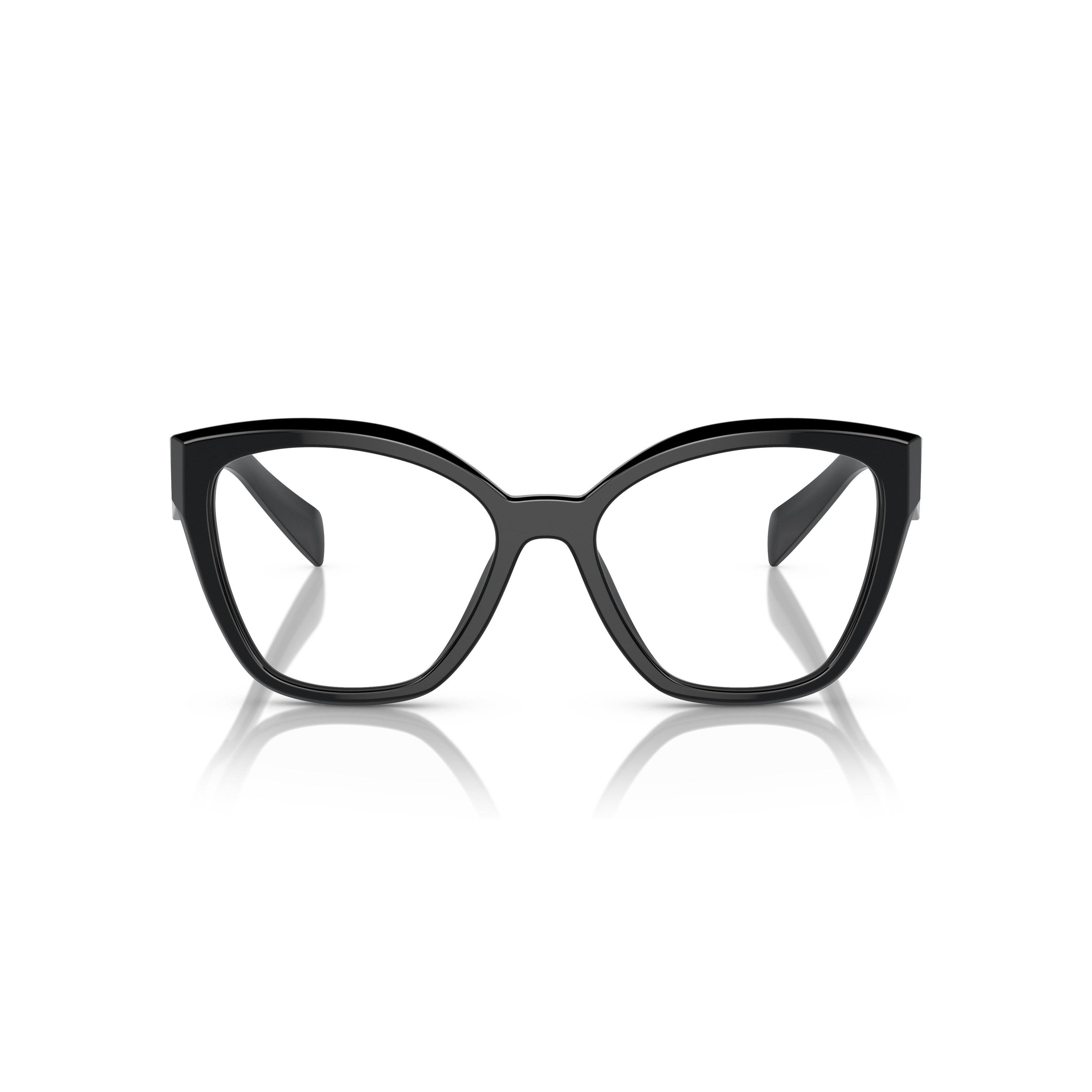 0pr 20zv Oversized Black Cat-Eye Sunglasses