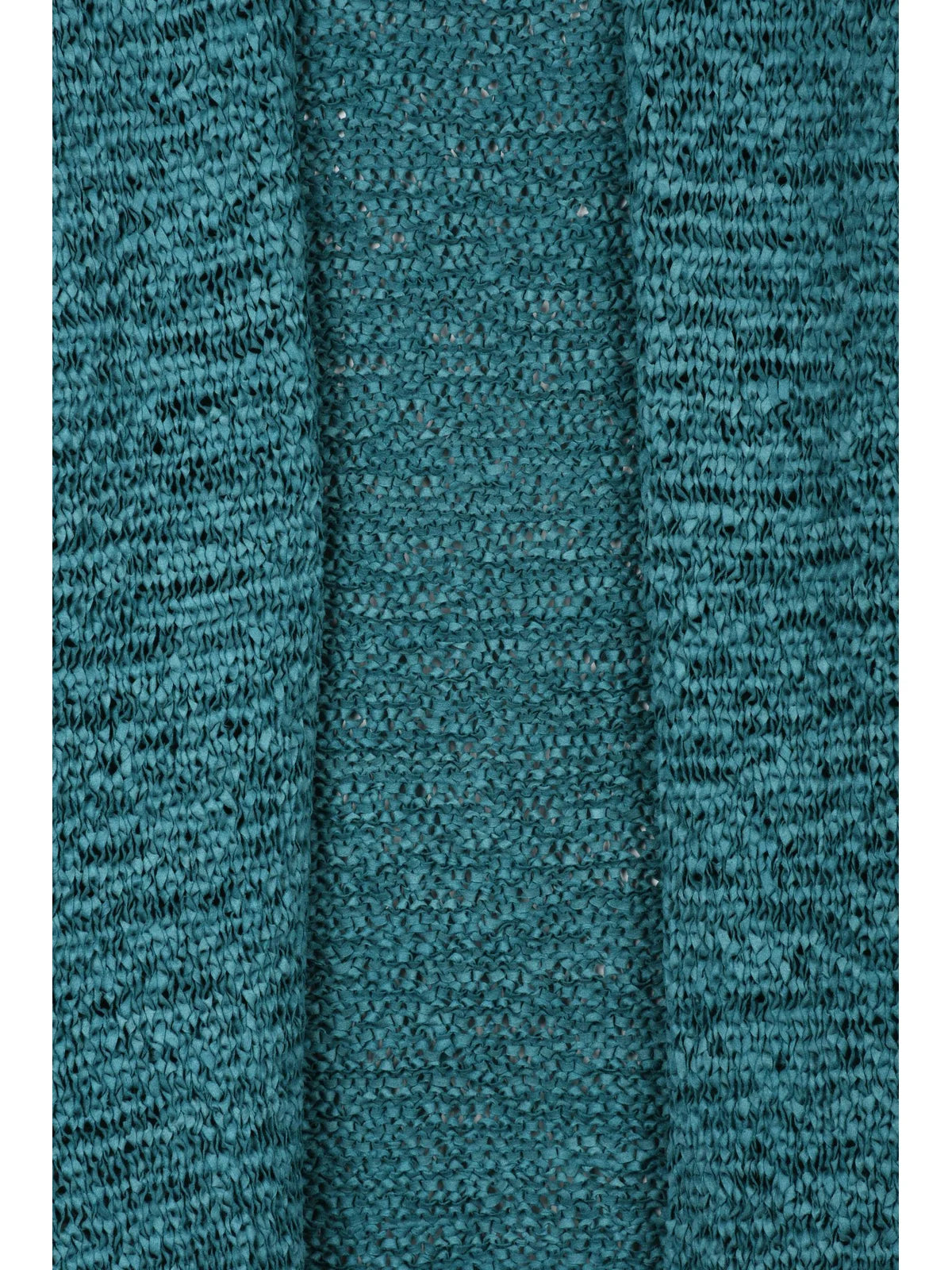 Green Polyester Polyamide Braided Ribbon Cardigan