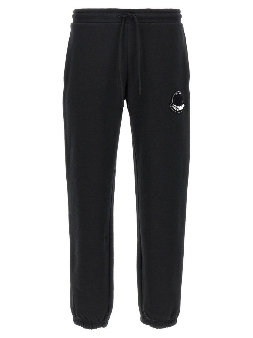 Tapered Black Jogger Pants with Elastic Waistband