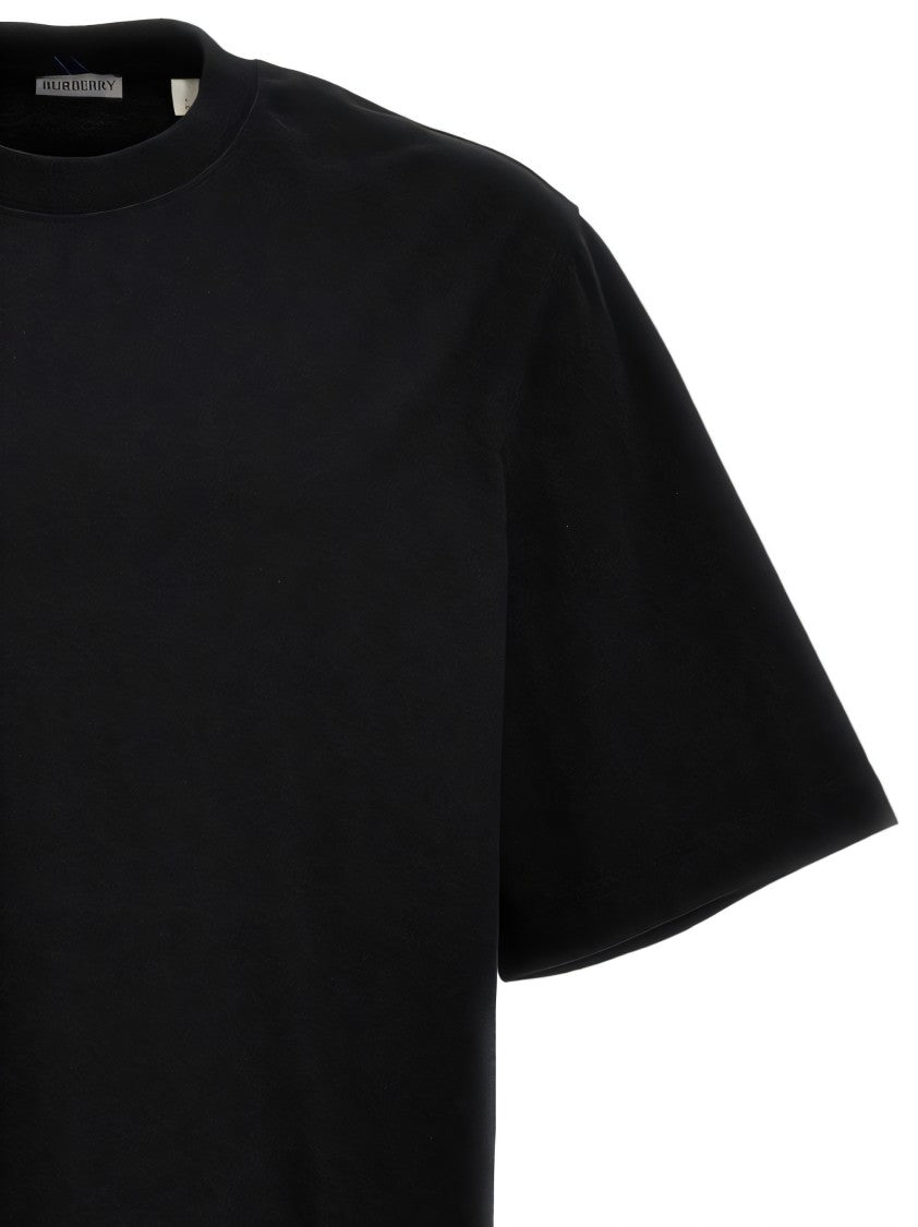 Relaxed-Fit Black Cotton T-Shirt