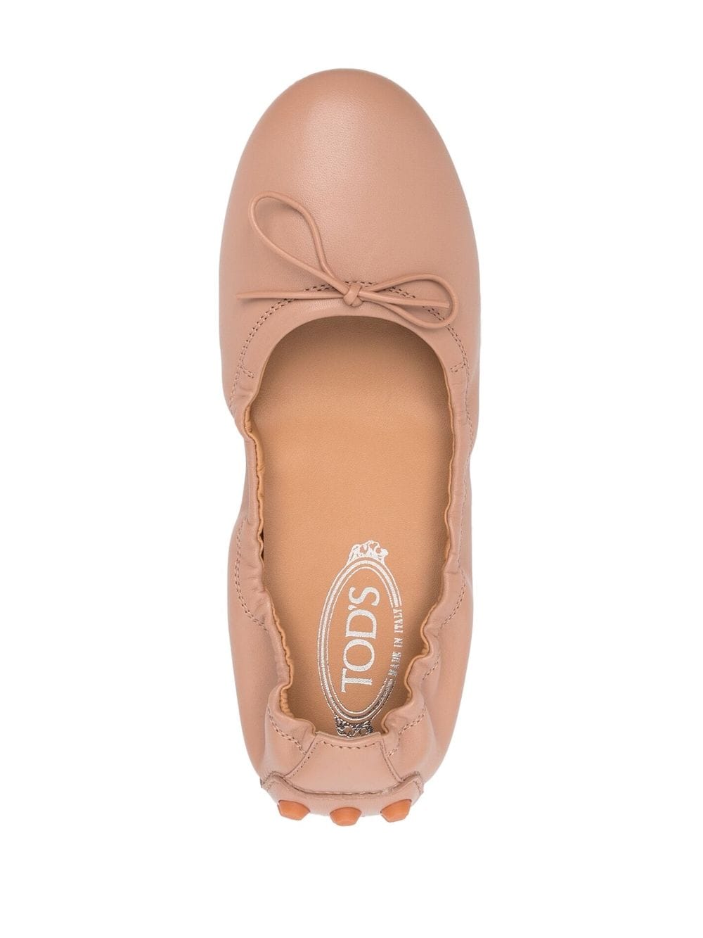 Pink Ballerina Bubble Soft Leather Ballerinas