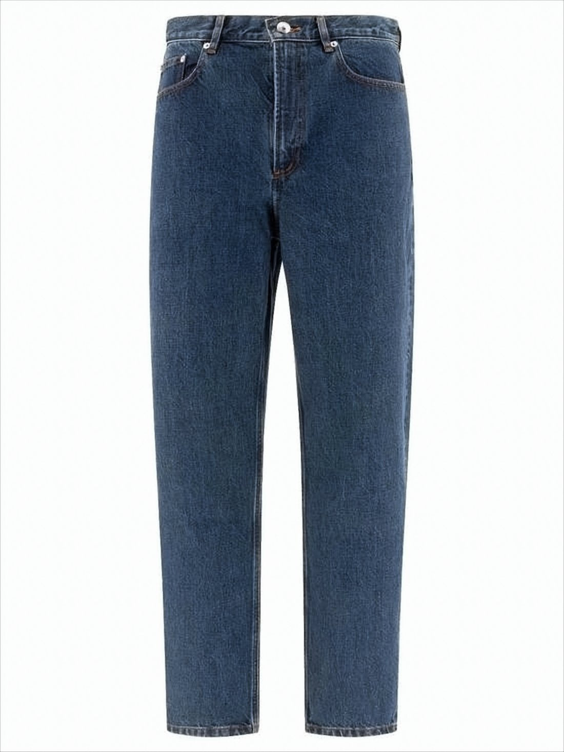 Classic Straight-Leg Denim Pants