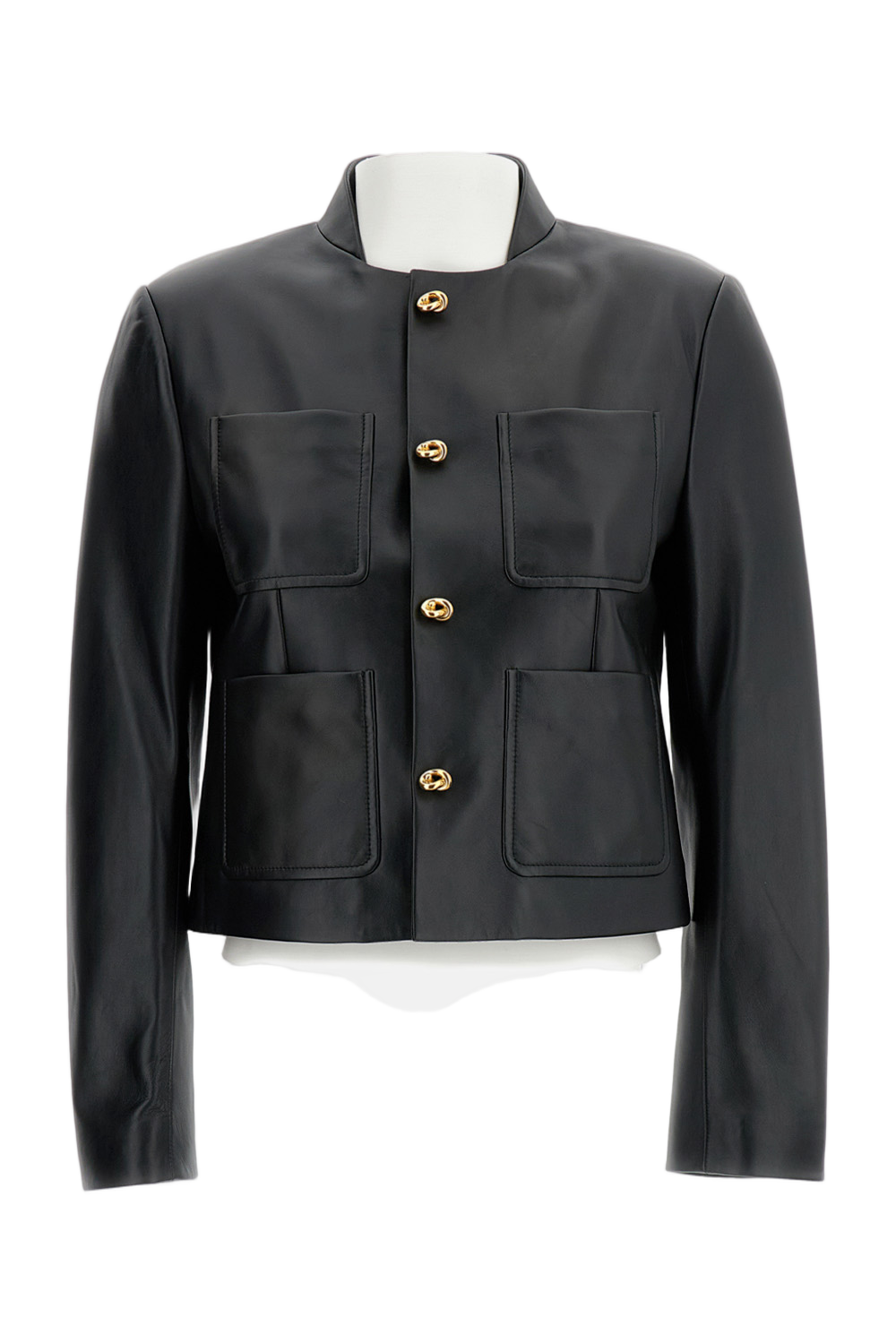 Soft Lambskin Cropped Jacket