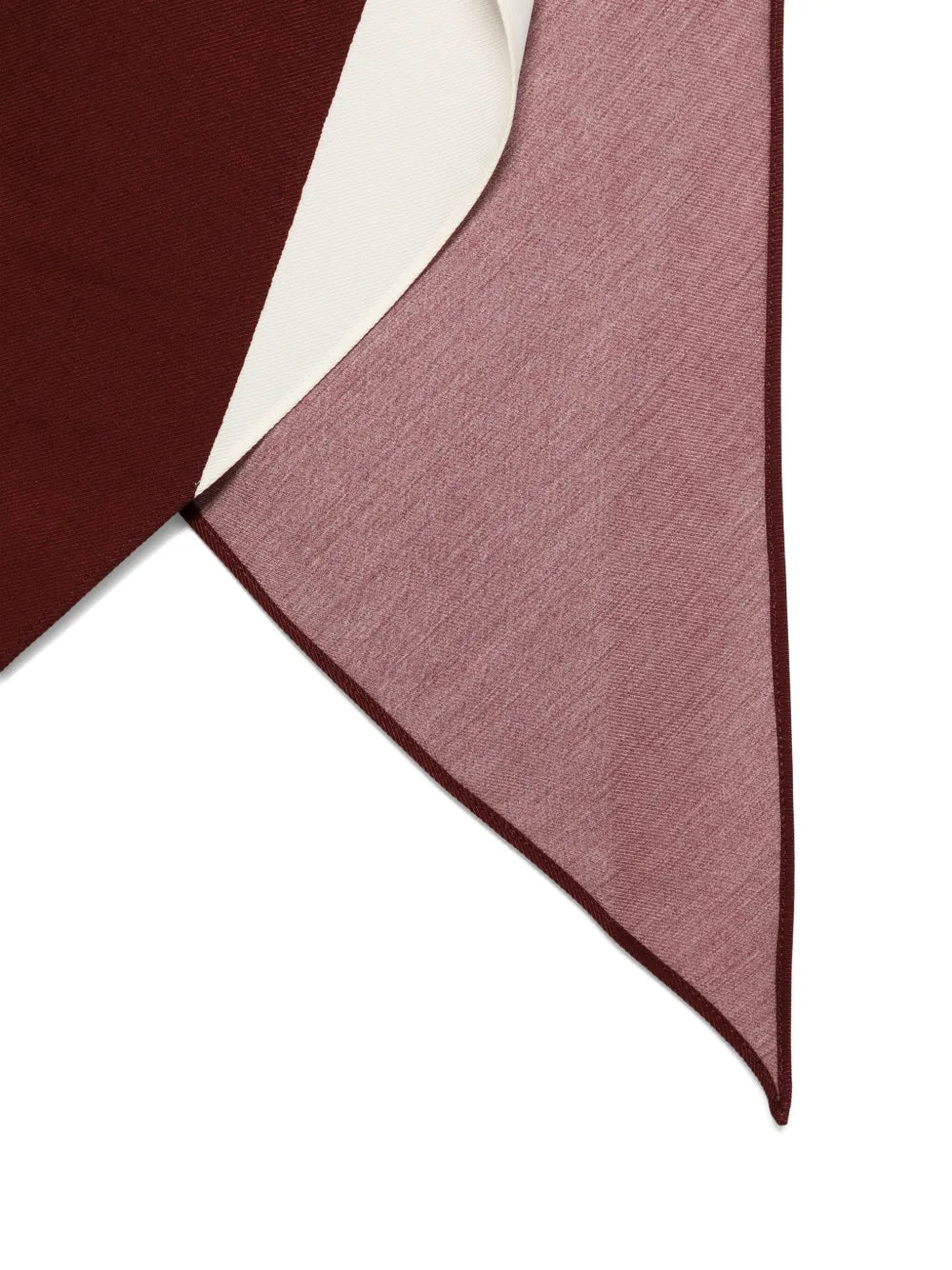 Geometric Color-Block Foulard
