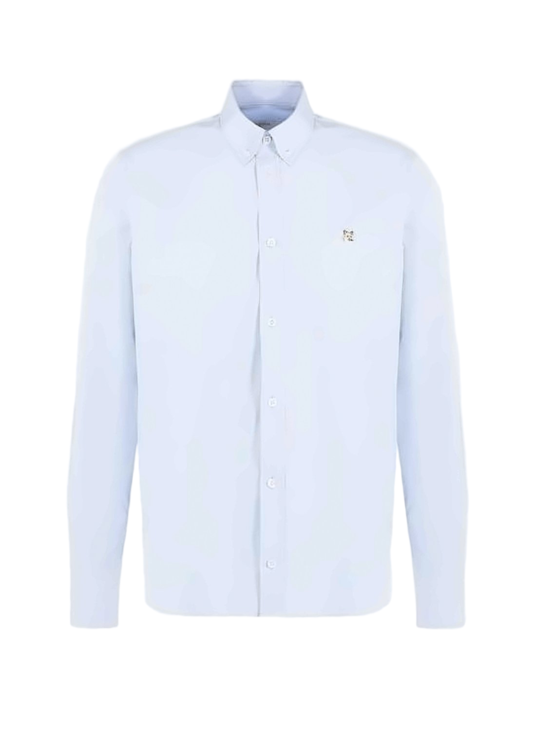 Long-Sleeve Casual Shirt With Embroidered Logo