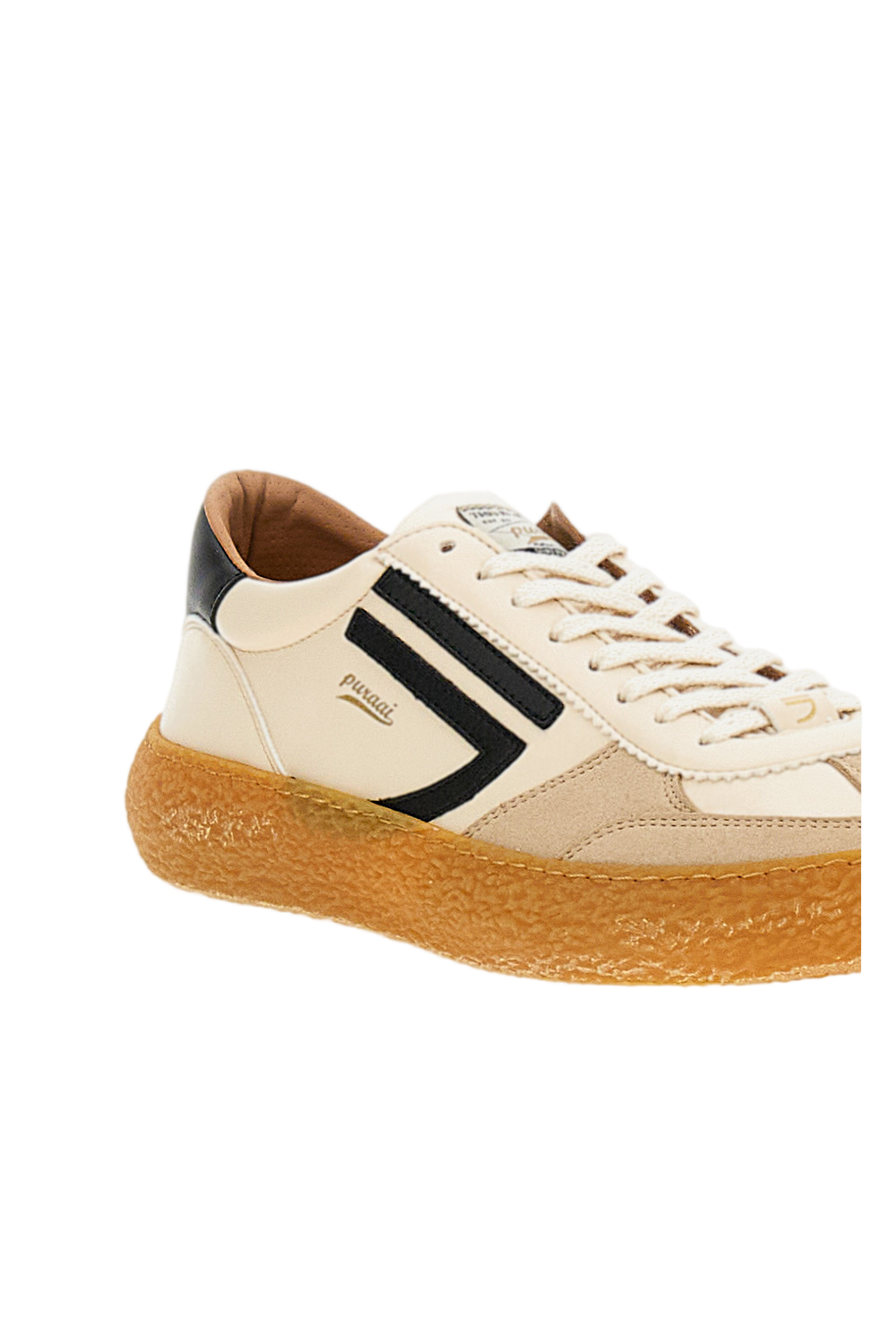 Beige Vintage Series Buttercream Sneakers