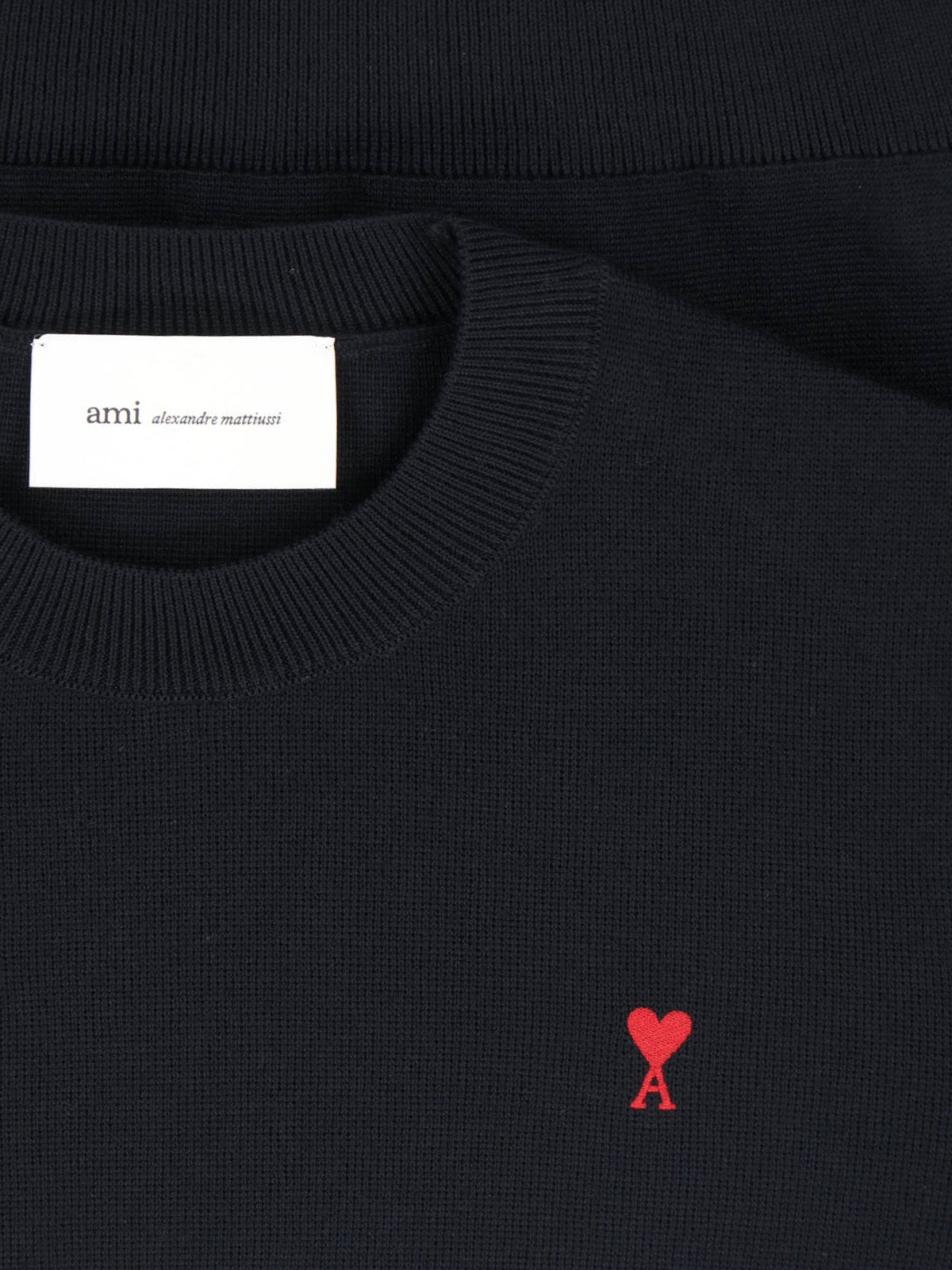 Black Ami De Coeur Fitted Sweater