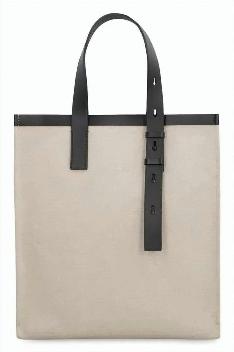 Structured Canvas Tote Bag