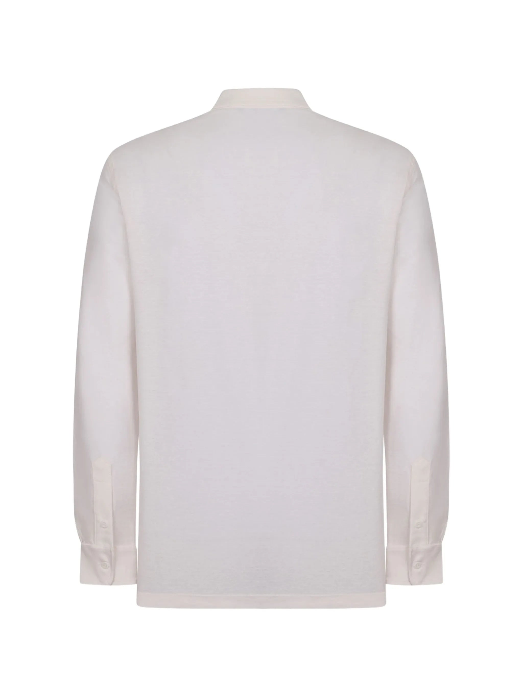 White Capri Long-Sleeve Shirt