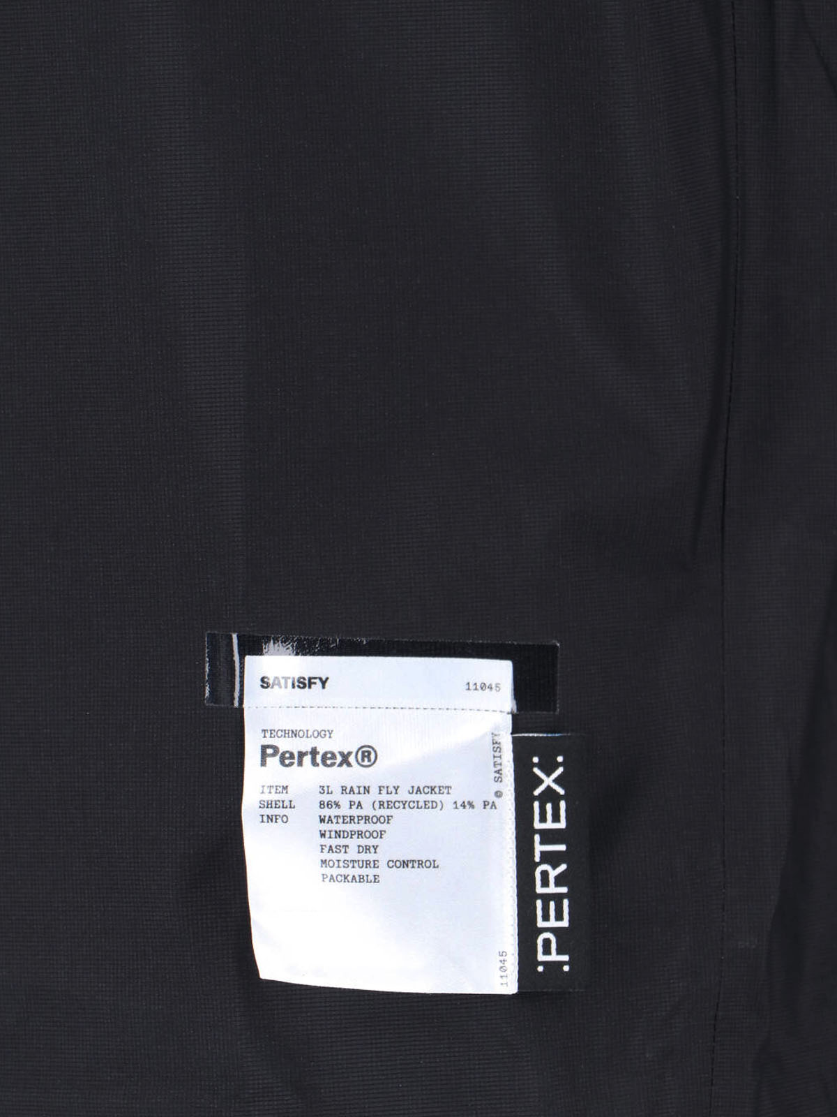 Black Pertex Functional Hooded Zip Jacket