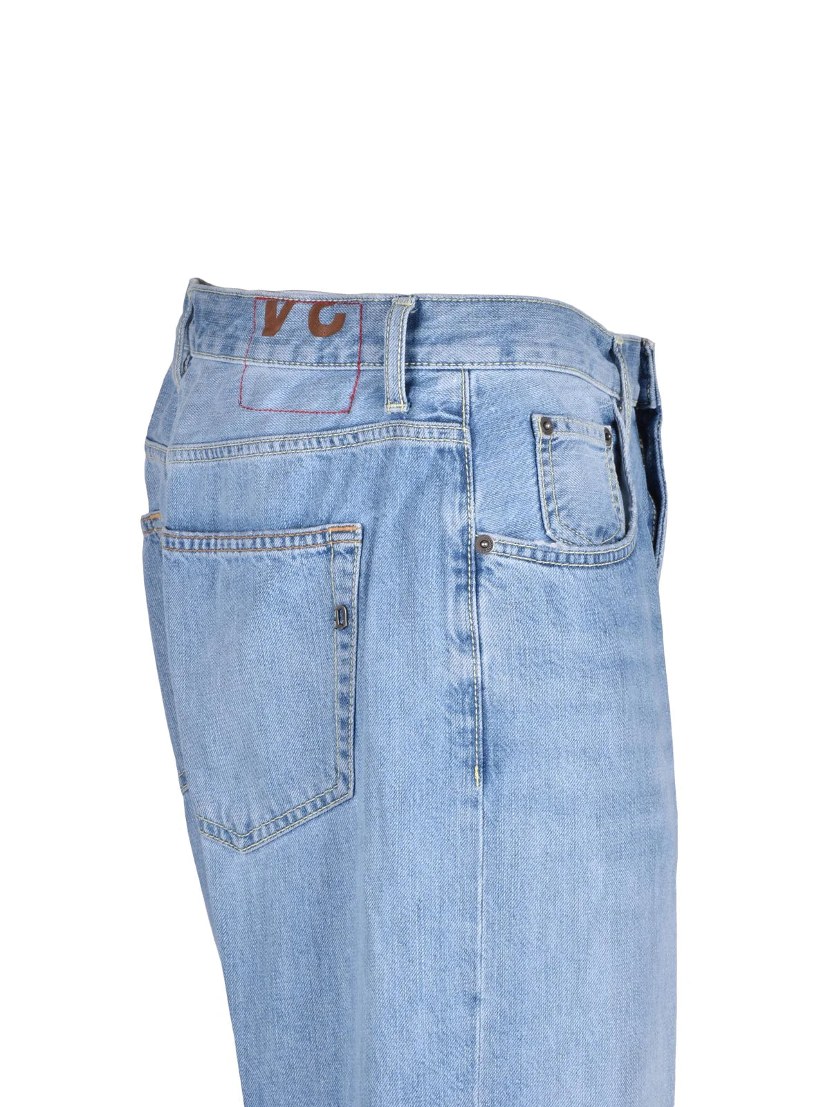 Light Blue Jago Carrot Fit Cotton Jeans