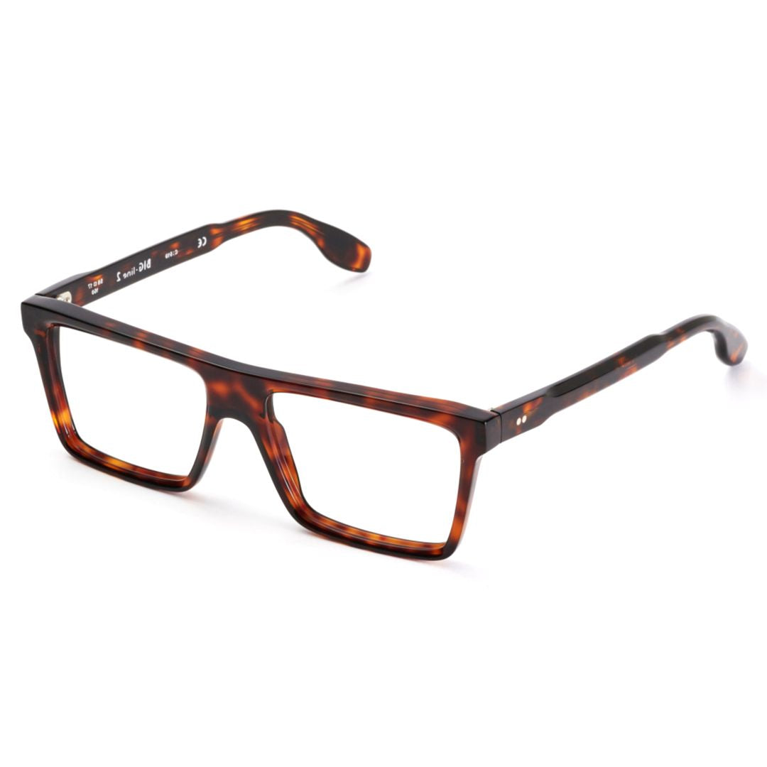 Big 2 Bold Rectangular Tortoiseshell Sunglasses with Curved Temples