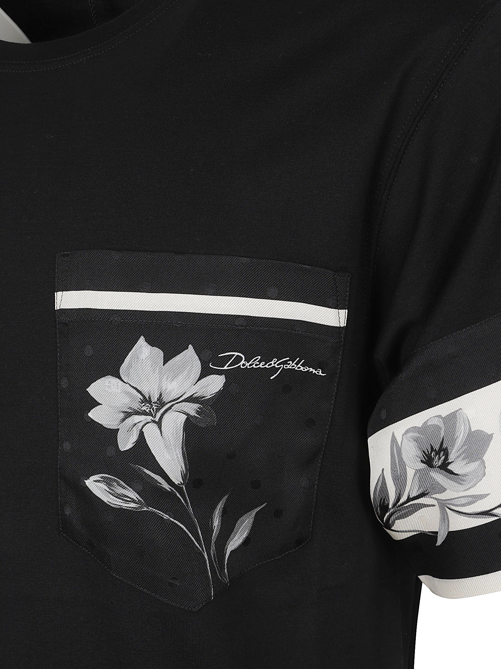 Modern Printed Black T-Shirt