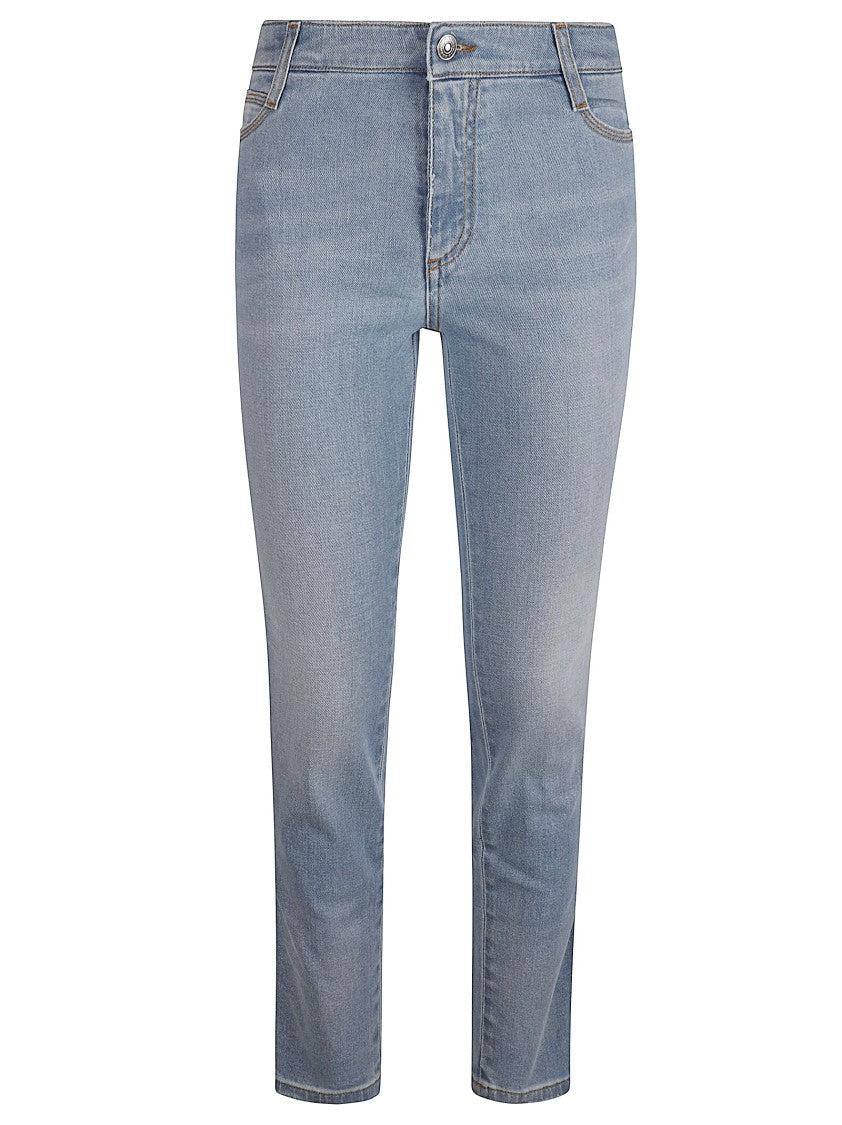 Slim-Fit Jeans With Classic Five-Pocket Design