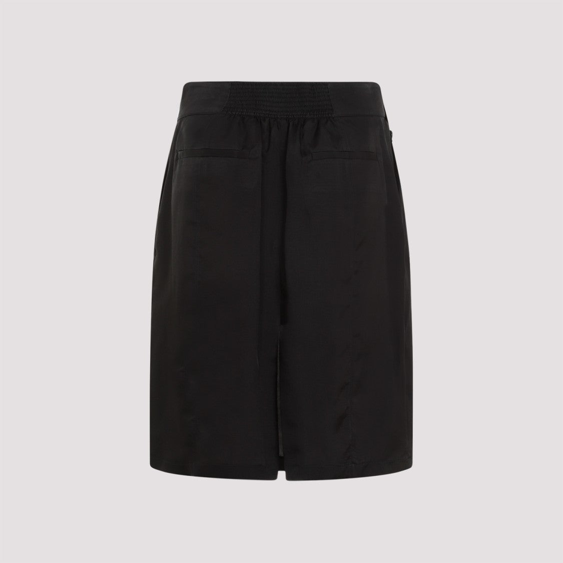 Black Cupro Skirt