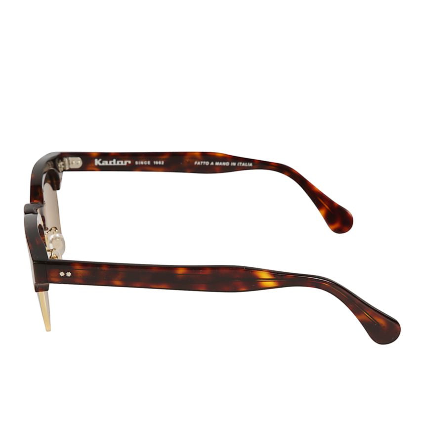 Jolly Cm Tortoiseshell Clubmaster Sunglasses with Metal Accents