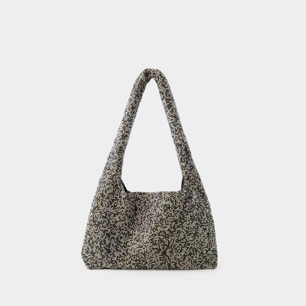 Crystal Mesh Armpit Bag - Polyster - Black Pixel
