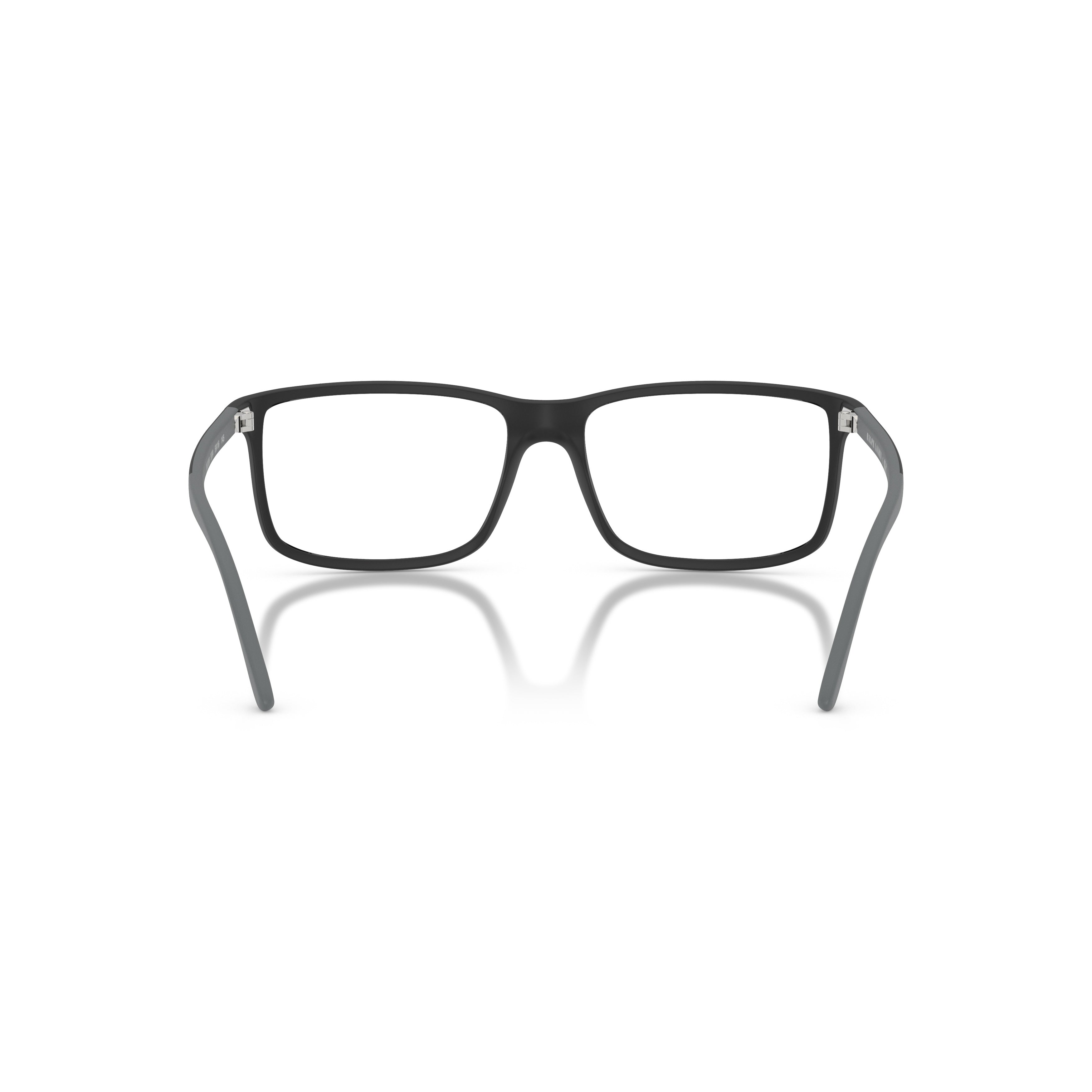 0ph2126 Matte Black Rectangular Eyeglasses