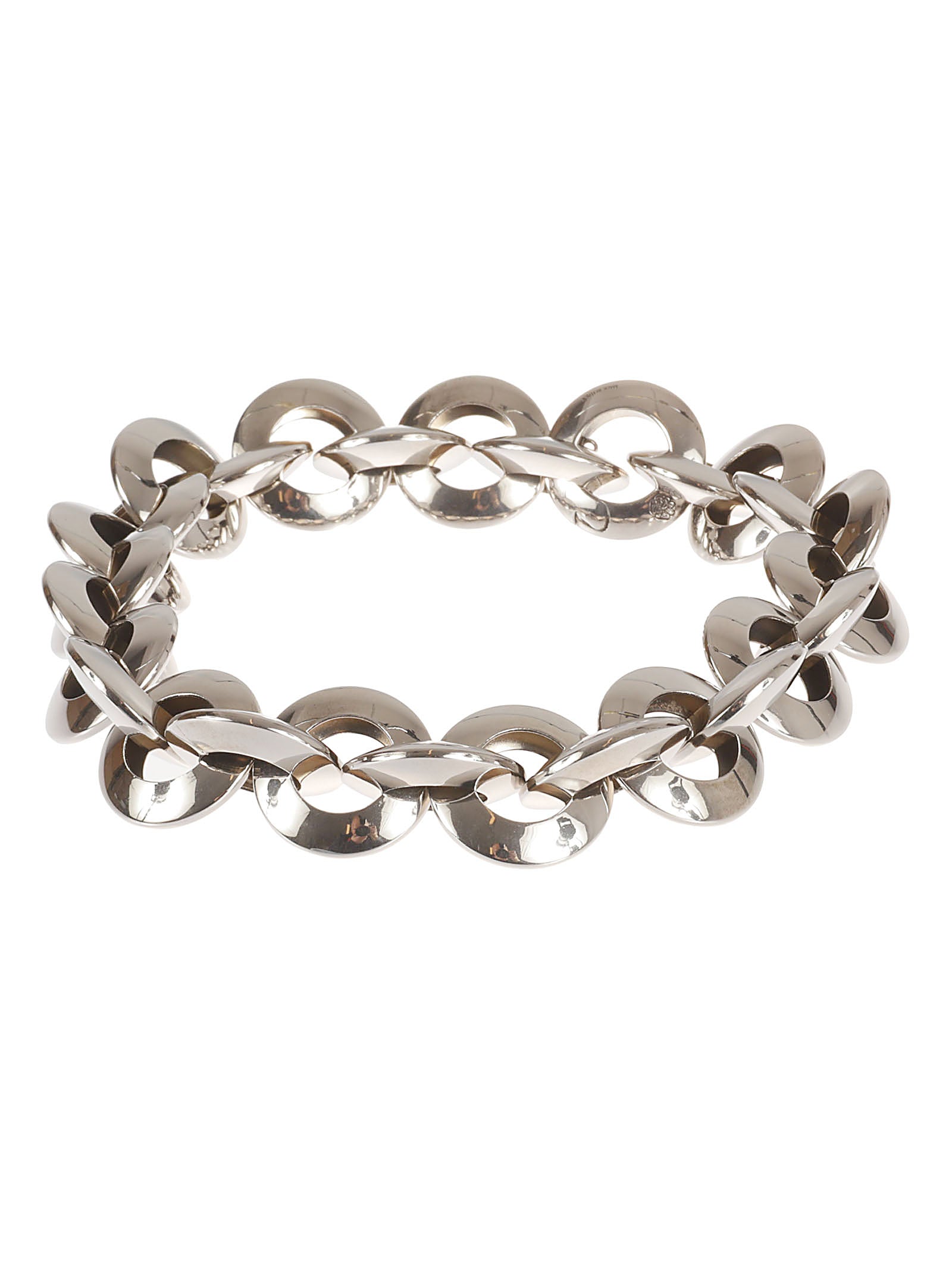 Chunky Interlocking Oval Link Bracelet