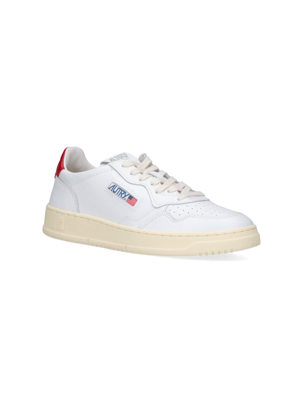 Low-Top Sneakers With Rounded Toe